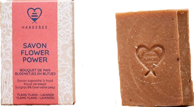 Savon surgras « Flower power » ylang-ylang et lavande 110 g