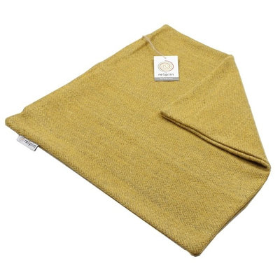 Housse de coussin Safran en laine recyclée Zig Zag
