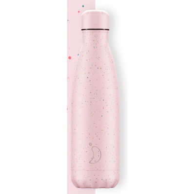 Bouteille « tacheté rose »  isotherme