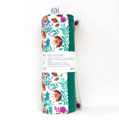 Essuie-tout 6 feuilles lavable NINA