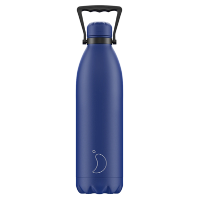 Bouteille bleu mat 1,8L