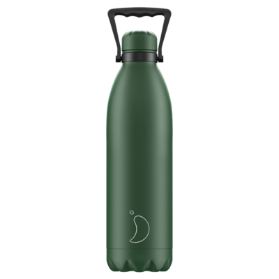 Bouteille vert mat 1,8L