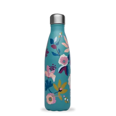 Bouteille Bohême bleu stone