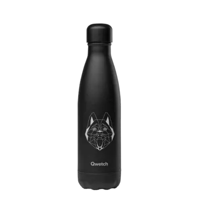 Bouteille animal tattoo Husky