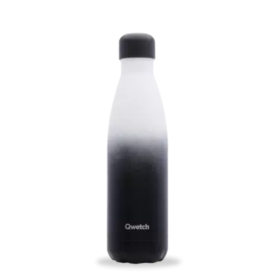 Bouteille graphite noir et blanc