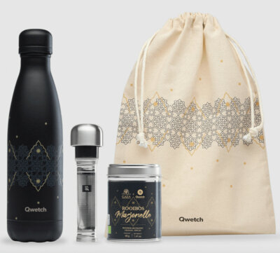 Coffret de noël majorelle - bouteille isotherme