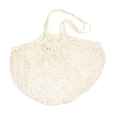 Sac à provisions  écru à anses longues en coton bio