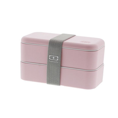 Boîte à repas bento Original rose Litchi 1 L Made in France