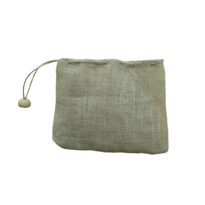 Filtre à thé réutilisable en lin biologique 8 × 8 cm