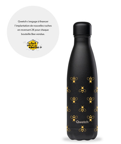 Bouteille Bee motif abeilles