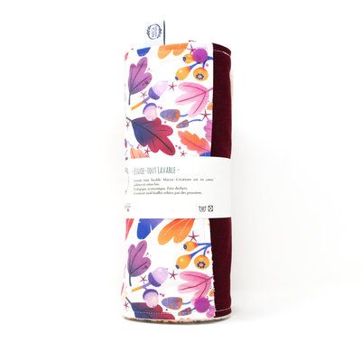 Essuie-tout 6 feuilles lavable CONSTANCE